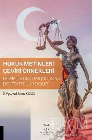 Hukuk Metinleri Çeviri Örnekleri - 1