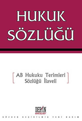 Hukuk Sözlüğü - Derin Yayınları
