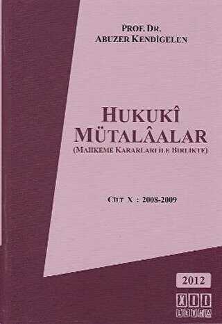 Hukuki Mütalaalar 5. Cilt - On İki Levha Yayınları