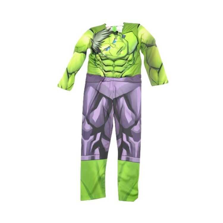 Hulk Kaslı Karakter Kostümü 7-9 Yaş