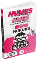 HUMES HMGS İş Hukuku Çıkmış Sorular Çözümlü - Dizgi Kitap