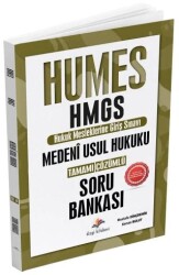 HUMES HMGS Medeni Usul Hukuku Soru Bankası Çözümlü - Dizgi Kitap