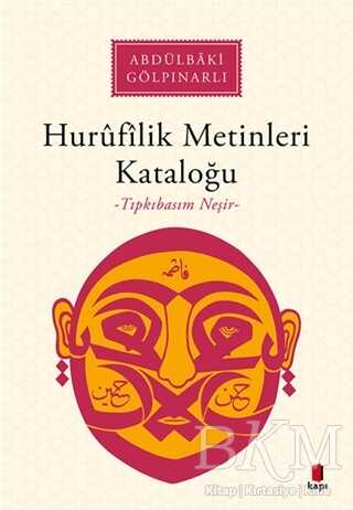 Hurufilik Metinleri Kataloğu - Kapı Yayınları