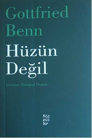 Hüzün Değil - Sözcükler Yayınları