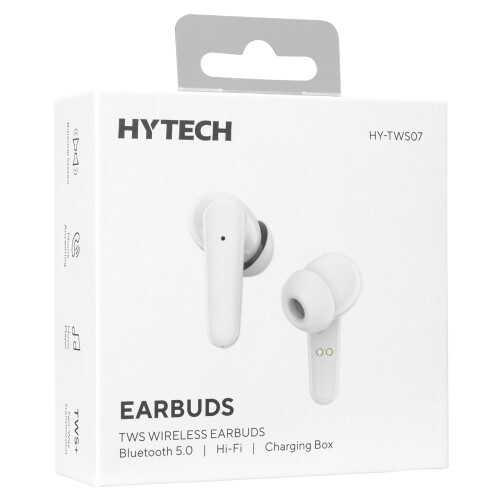 Hytech HY-TWS07 Beyaz Mobil Telefon Uyumlu Bluetooth TWS Mikrofonlu Kulaklık