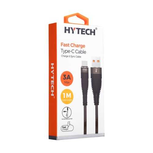 Hytech HY-X425 3A Type-C 1m Gri Data + Şarj Kablosu
