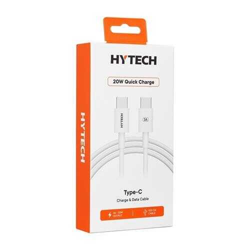 Hytech HY-XTP22 1M 3A TypeC to TypeC Hızlı Data + Sarj Kablosu 