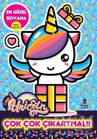 I Love Unicorn En Güzel Boyama Çok Çok Çıkartmalı! - Doğan Çocuk