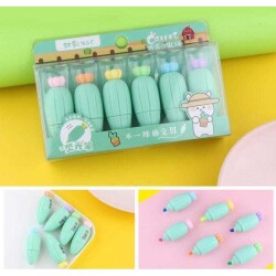 İbiş Kaktüs Şekilli Forforlu Kalem 6 Renk XC-016 - İbis Oyuncak