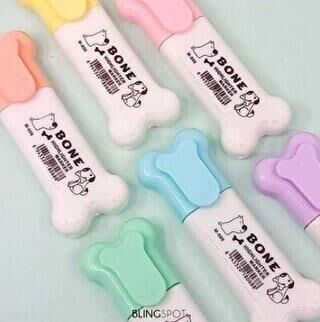 İbiş M-806-4 Fosforlu Kalem Çantalı Kemik 4Lü - 1