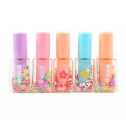 İbiş Oje Şekilli Pastel Forforlu Kalem 5 Renk F-6601-5 - İbis Oyuncak