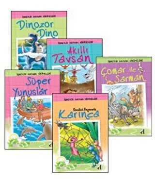 İbretlik Hayvan Hikayeleri 5 Kitap Takım - Damla Yayınevi
