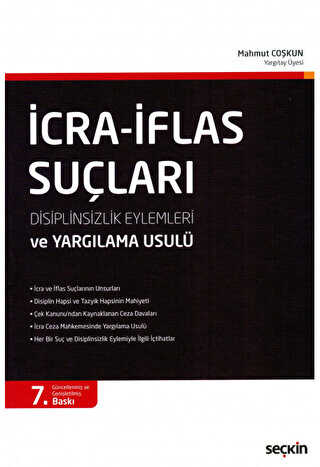 İcra - İflas Suçları - Seçkin Yayıncılık