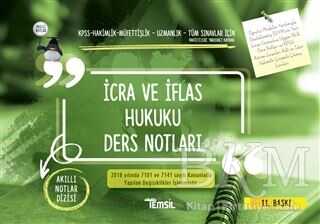 Temsil Kitap İcra ve İflas Hukuku Ders Notları - Temsil Kitap