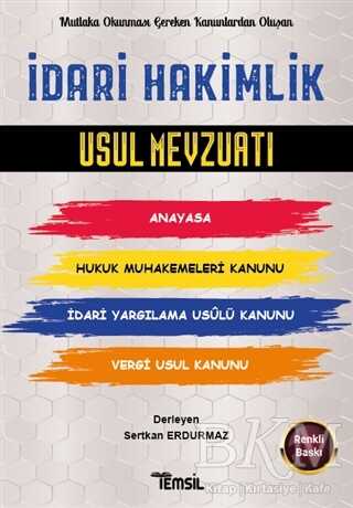 İdari Hakimlik Usul Mevzuatı - Temsil Kitap