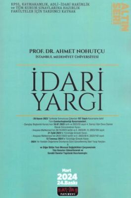 Savaş Yayınevi İdari Yargı Altın Seri - 1