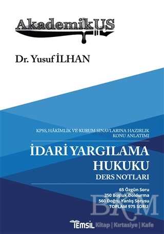Temsil Kitap İdari Yargılama Hukuku Ders Notları - Temsil Kitap
