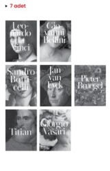 İkonik Tablolar Kartpostal Seti 7’li - Fol Kitap