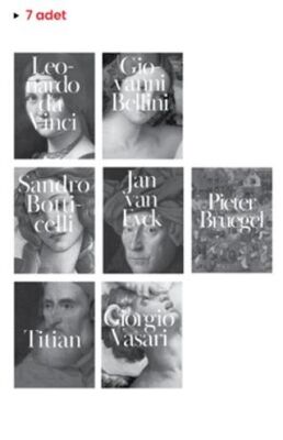 İkonik Tablolar Kartpostal Seti 7’li - 1