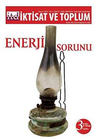 İktisat ve Toplum Dergisi Sayı: 37 - İktisat ve Toplum Dergisi