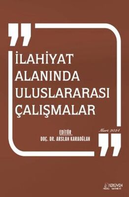 İlahiyat Alanında Uluslararası Çalışmalar - Mart 2024 - 1