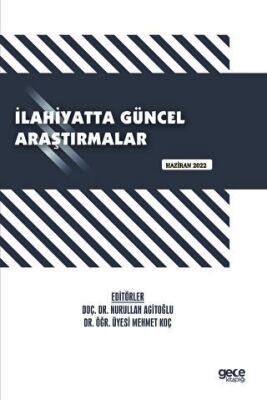 İlahiyatta Güncel Araştırmalar - Haziran 2022 - 1
