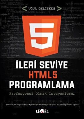 İleri Seviye HTML5 Programlama DVD Hediyeli kapağı
