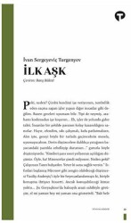 İlk Aşk - Turkuvaz Kitap