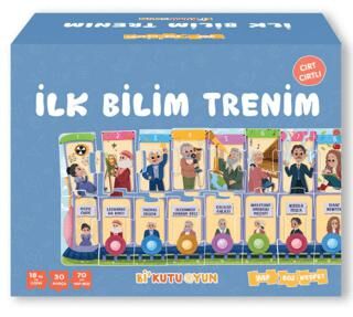 İlk Bilim Trenim - Cırt Cırtlı Yapboz ve Kitap Seti - 1