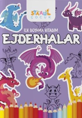 İlk Boyama Kitabım - Ejderhalar - 1
