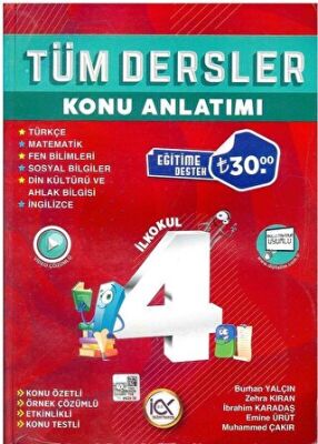 İlk Önce Yayıncılık 4. Sınıf Tüm Dersler Konu Anlatımı - 1