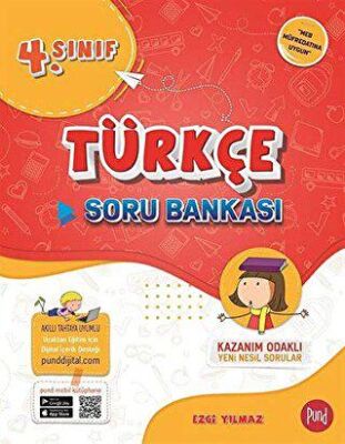 Pund Kitap İlköğretim 4. Sınıf Türkçe Soru Bankası - 1