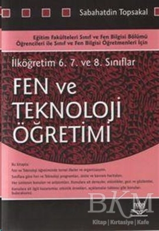 İlköğretim 6. 7. ve 8. Sınıflar İçin Fen ve Teknoloji Öğretimi - Nobel Akademik Yayıncılık