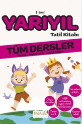 İlkokul 1. Sınıf Kaynak Kitapları Serisi - 1. Sınıf Yarıyıl Tatil Kitabı Yeni Müfredat - Staau Çocuk