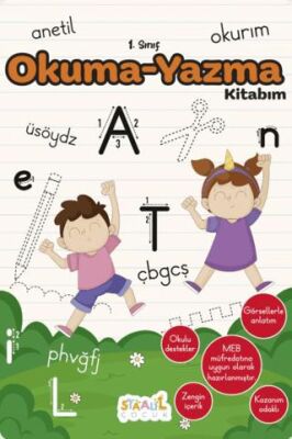 İlkokul 1. Sınıf Kaynak Kitapları Serisi - Okuma - Yazma Kitabım Yeni Müfredat - Anetil - 1