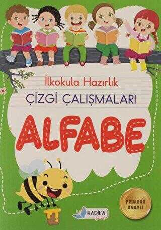 İlkokula Hazırlık Çizgi Çalışmaları Alfabe - Harika Çocuk Yayınları