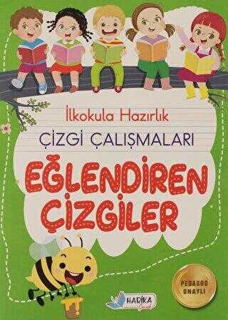 İlkokula Hazırlık Çizgi Çalışmaları Eğlendiren Çizgiler - Harika Çocuk Yayınları
