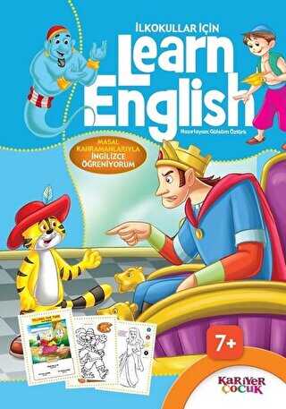 İlkokullar İçin Learn English Mavi