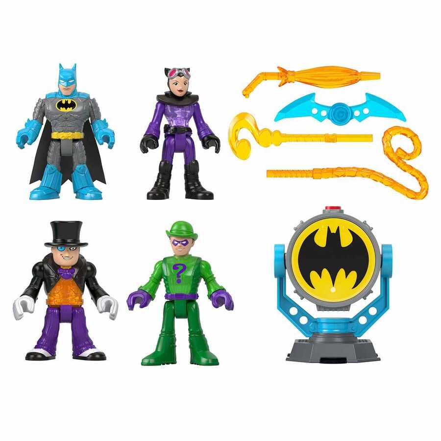 Imaginext DC Super Friends Bat-Tech Bat-Signal Figür Seti