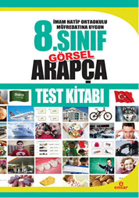 İmam Hatip Ortaokulu Müfredatına Uygun 8. Sınıf Görsel Arapça Test Kitabı - 1