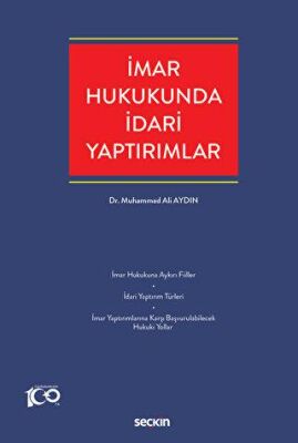 İmar Hukukunda İdari Yaptırımlar - 1
