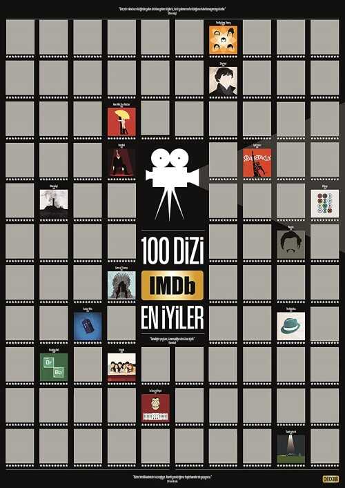 IMDb TOP 100 Kazıkazan DİZİ Hediyelik Poster
