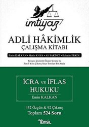 İmtiyaz Adli Hakimlik Çalışma Kitabı - İcra ve İflas Hukuku - Temsil Kitap