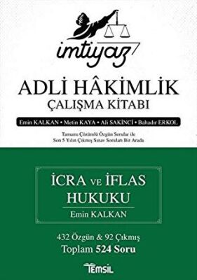 İmtiyaz Adli Hakimlik Çalışma Kitabı - İcra ve İflas Hukuku - 1