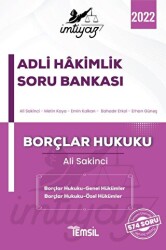 Temsil Kitap İmtiyaz Adli Hakimlik Soru Bankası Borçlar Hukuku - Temsil Kitap
