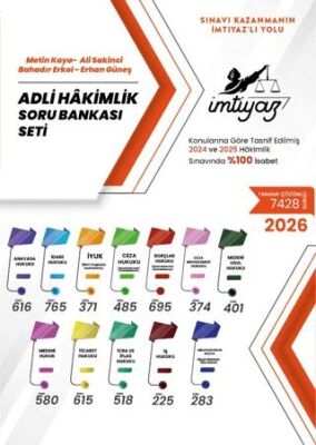 İmtiyaz Adli Hakimlik Soru Seti - 1