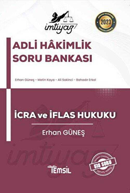 Temsil Kitap İmtiyaz Adli-İdari Hakimlik İcra ve İflas Hukuku Soru Bankası - 1