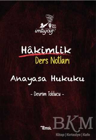 İmtiyaz Anayasa Hukuku Hakimlik Ders Notları - 1