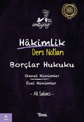 İmtiyaz Borçlar Hukuku Genel Hükümler- Özel Hükümler Hakimlik Ders Notları - Temsil Kitap