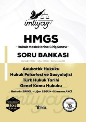 İmtiyaz HMGS Avukatlık Hukuku Hukuk Felsefesi ve Sosyolojisi Türk Hukuk Tarihi Genel Kamu Hukuku Sor - 1